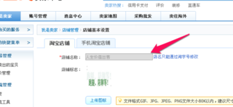 淘小铺怎么改名字