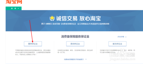 淘宝30元保证金怎么交